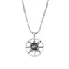 Pendant Necklaces Collar Hombre In Jewelry Necklace For Men Women Vintage Titanium Steel Chain Compass Pendent Choker Colliers Accessories