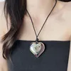 Pendentif Colliers Corée Longue Corde Coeur Collier Femmes Ras Du Cou Style Gothique Noir Punk Collier Pour Fille Streetwear Tour De Cou XXFB