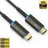 8K HDMI 2.1 케이블 광섬유 HDMI 케이블 120Hz 48GBPS HDR HD HDCP 용 HD TV 박스 프로젝터 게임 콘솔 초 고속 컴퓨터 20m 25m