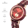 Montres pour femmes BOBO BIRD Femmes Montre Casual Mode Quartz Mouvement Japonais Cadran Rond En Bois Dames Montres Robe Horloge Cadeau 230524