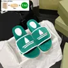 Slippers With Box men designer slipper women sandal xAD Cotton Sponge magic tape Embossed Platform Sandals luxury shoes black red green 55cm beach slippe J230525