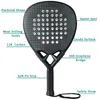 Tennisracketar Amasport Professional 3/12/18K kolpadel racket Tennis Paddel EVA Soft 38mm Tenis Padel Raquete Diamond Shape 230525