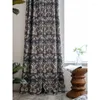 Curtain American Vintage Living Room Bedroom Curtains Large Broken Flowers Whole House Rustic Wind Country Balcony Blackout