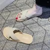 Tofflor Gladiator Summer Beach Flip Flops Kvinnor Sandaler Casual Flax Flat Sandalias Mujer Comfy Home Outdoor Slides Shoes 2023