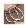 Hoop Huggie High Grade Wholesale Fashion Hie Hie Sterling Sier Serrings 10 пар смешанные стиль женская 925 серьги gte60 Drop Delivery Ewem Dhmiy