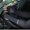 ذراع الساق تدفئة Dropship 2pcs Sport Sleeves ركوب الدراجات الجري الصيد تغطية الشمس الشمس UV حماية الجليد مع 5Finger 230524