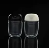 30 ml handdesinfecties Pet Plastic half ronde flip cap fles kinderen