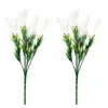 Dekorativa blommor 2 Bukett Provence Lavendel Artificial Faux Flower Home Wedding Decor Grain Plastic Fake Plant Silk