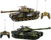 Elettrico/RC Car 1 Scala 14 Carri armati telecomandati Set 2 Pack Gaming Carri armati militari Battaglia Suoni Luci LED Giocattolo regalo per bambini Adulti 230525