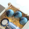 Gift Wrap 10pcs Creative Iron Wedding Candy Boxes Round Ball Cases Packing Earrings Necklace Bracelet Jewelry Display Box Holder