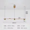 Pendant Lamps Nordic Dining Room Chandelier Modern Simple Led Strip Lamp Creative Living Bedroom Table Decorative Interior Lighting