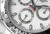 Zegarek męski AAA 40 mm biały dail no chronograf noktografa mechaniczna automatyczna 2813 MOVEMNET 904L SAPHIRE SAPHIRE SAPHIRE