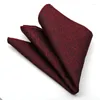 Bow Ties Men's Suit Business Square Pocket Handkufe Formell bröllop Presentkista SCARF -tillbehör