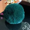 Portachiavi 2022 Catena di perle di moda Bottiglia di cristallo Fiocco auto Borsa da donna Anello Fluffy Ball Portachiavi Gioielli G230525