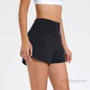 Shorts Yoga Outfit Ställer in Womens Sport Hoty Hot Shorts Casual Yoga Lady Girl Workout Gym Running Fitness med dragkedja på baksidan