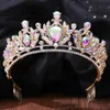 Autres accessoires de mode UODCM European AB Crystal Big Queen Crown Headwear Bridal Wedding Hair Accessories Jewelry Bride Diadèmes Princess Crowns Jewe J230525