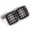 Boutons de manchette mode en acier inoxydable en gros hommes robe de mariée parfaite réseau exquis noir maille boutons de manchette G220525