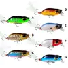 Baits Lures Minnow 55mm 8g Mini Floating Crank Artificial Hard met Feather Hook Bass Fishing Trout Aas P230525