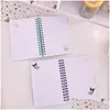 Notepads Kawaii Japanese Style Cute Cartoon Printed Pattern Notebook Coil Hand Account Notepad Diary Student Planner 210611 Drop Del Dhijh