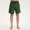 Shorts 2 em 1 Fitness Summer Elastic Runging Jogging Seting Sports Sports and Leisure Shorts Men's Clothing P230524