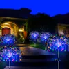 Солнечный фейерверк светодиодные лампы на открытом воздухе садовый декор дорожки с легким водонепроницаемым двором ландшафтный ландшафт ландшафтный ландшафт