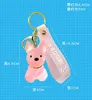 Keychains Crystal Bulldog Cartoon Creative Ins Style Bag Doll Par Small Fashion Car Pendant Women's Keychain G230525