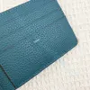 Высококачественные женские подлинные кожаные сумки для карт моды классические мини -банковские кошельки для держателя карт с тонкой монетой кошельки для ключевых кошельков с оригинальной коробкой