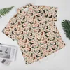 Men's Casual Shirts Dachshund Beach Shirt Floral Dog Print Hawaii Mens Trendy Blouses Short Sleeve Pattern Clothing Big Size