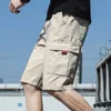 Shorts Marchandise de style Safari Mode d'été pour hommes Bermuda multi-poches Vêtements de rue décontractés pour hommes Shorts en coton P230524