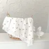 Baby mussell swaddle recém -nascido peste envolve swadding algodão toalhas de banho de verão imprimidas hold quilt cobertores de carrinho capa para criança swaddles laduras infantis bc717