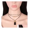 Chokers biżuteria gotycka naszyjnik Choker WFN219 z łańcuchem zamieszanie zamówienie 20 sztuk DOSPODACJA DOSIDACJA DHFWZ