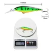 Esche esche 1Pcs Minnow 11cm 10.5g Plastica artificiale Canna dura Nuoto profondo Dispositivo oscillante giapponese Crank Bait Bass Fishing Gear P230525