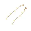 Charme titane acier inoxydable amour coeur gland boucles d'oreilles or mode bohême fête balancent boucles d'oreilles pour femmes fille G230307