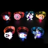 Halloween Led Light Up Bracciale Glow in The Dark Bambini Compleanno Pasqua Halloween Bomboniere