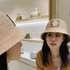 Straw Summer Bucket Hats Designer Raffia Bonnets for Women Mens Beach-hat Grass Woven Caps Anagram Strawhat Flat Cap