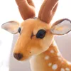 دمى Plush 50/00/75/90 سم محشو بالحيوانات القطيفة ألعاب الأطفال دمية تدريس لعبة Prop Toy Children's Gift Simulation Sika Deer Plush Toy 230525