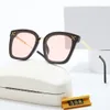 Lyxdesigner Solglasögon för män Kvinnor Eyeglassess Google Style Square Frame Summer Polarised Sun Glasses Protective Eyewear Beach