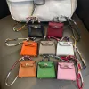 Bolsas de caixa de luxo Bolsas de capa ganchos AirPods Casos de designer de fones de ouvido Sacos de cabide acessórios Mini Satchel Bolsa de embreagem Mulheres composta de bolsa Lady ombro Dicky0750