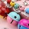 Principais anéis de desenho animado criativo Candy Candy Matching Color Metal Bell Keychain Bag Pingente Site de Christmas Presente G230525