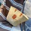 Herenportemonnees Strawc TRIOMPHE mand Schoudertassen Dames handtas geweven Strandtas Raffia Crossbody boodschappentassen luxe luch emmer cosmetische ontwerper de draagtas