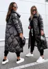 Kvinnors dike rockar långa jacka kvinnor 2023 casud jackor höst vinter varm avslappnad blixtlås mode ficka överrockar ytterkläder s-5xl