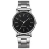 Wristwatches Stainless Steel Strap Men's Watch Fashion Casual Quartz Simple Men Luxury Reloj Hombre Envio Gratis