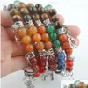 Minchadas 7 chakras reiki gem stone stone strand bracelete jóias ioga meditação para mulheres k3283 entrega de gotas de pulseiras dhefh