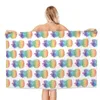 Ręcznik chłodny wzór ananasa plażowy xl wanna spersonalizowana design piasek chmura luksusowe ręczniki łazienka