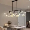 Kroonluchters moderne boomtak led kroonluchter licht acryl firefly g4 plafondlamp voor keukenkunst decor hangende armatuur