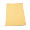 Hediye sargısı sade renk zarfı geri dönüşümlü zarflar paketler için kraft kağıt klasik kahverengi çanta