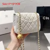 Designer Chain Bag CF Classic Shoulder Bags Fashion Versatile Crossbody Bag Little Golden Ball Design Daily Out Essential Exquisite Hållbar