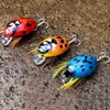 Baits Lures 1 piece of 3.8cm 4.1g artificial ladybug cicada beetle insect follicle bait bass fishing rod Topwater P230525