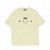 Herren Designer Band T-Shirts Mode Schwarz Weiß Kurzarm Luxus Buchstaben Muster T-Shirt Größe S-XXXL