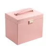 Aufbewahrungsboxen Große leere Make-up-Boxen Frauen Schublade Mehrschichtige Box Schmuck Organizer Rangement Organisation Home